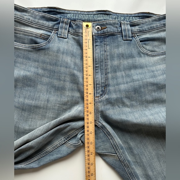 Duluth Washed Light Ballroom Double Flex Standard Fit Blue Jeans Men’s 40x30 - Picture 6 of 10